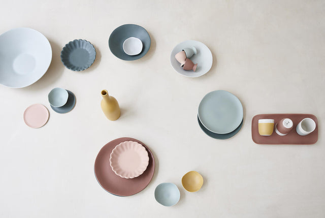 Set de 6 assiettes Jardin de Maguelone