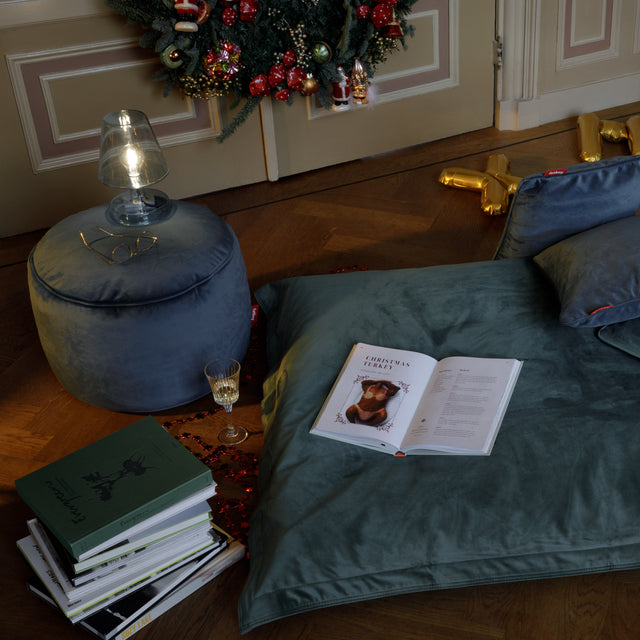 Pouf Point Velvet
