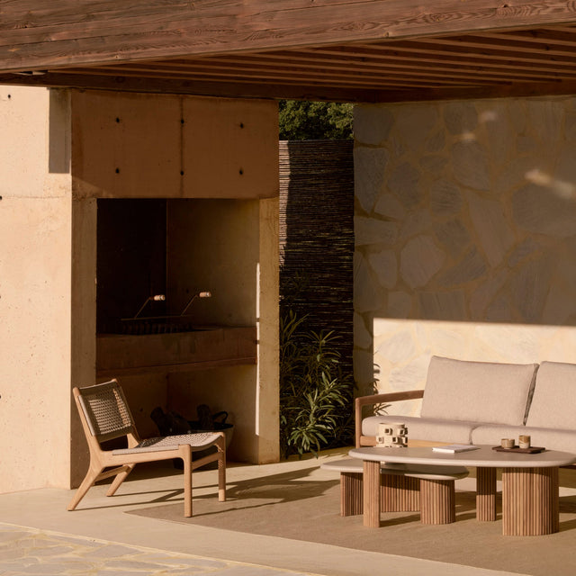Table basse de jardin Boomerang