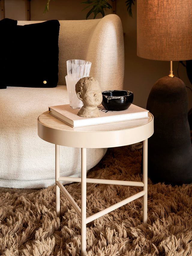 Table Basse Marble / Travertin