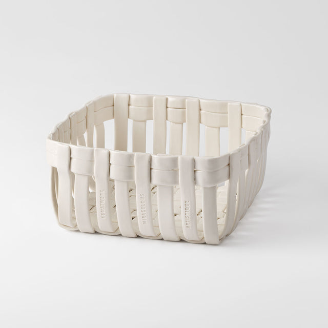 Panier Tressé en Porcelaine
