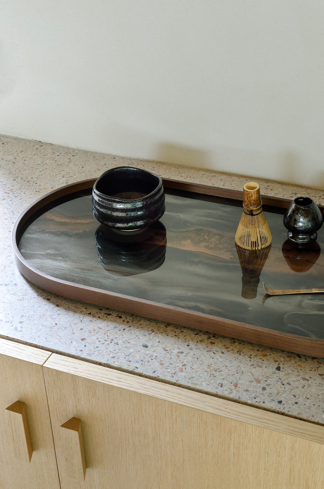 Plateau oval 71x36cm