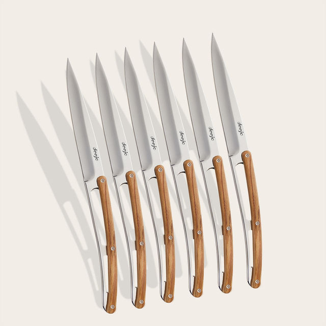 Coffret de 6 couteaux de table