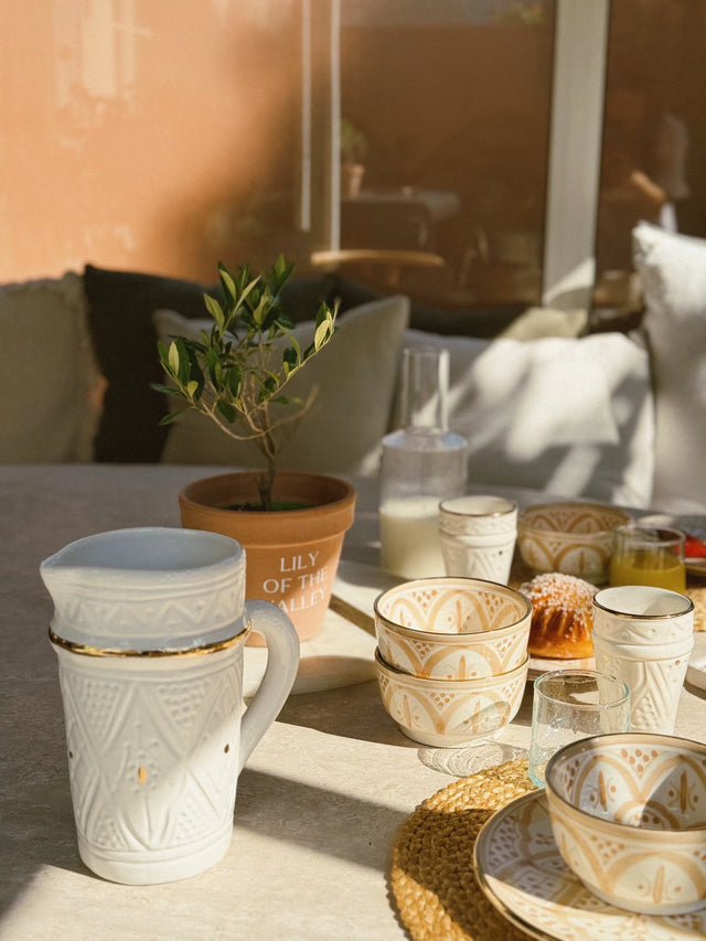 Carafe Blanc & Doré