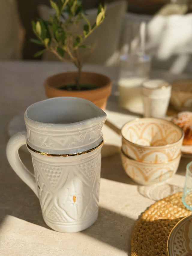 Carafe Blanc & Doré
