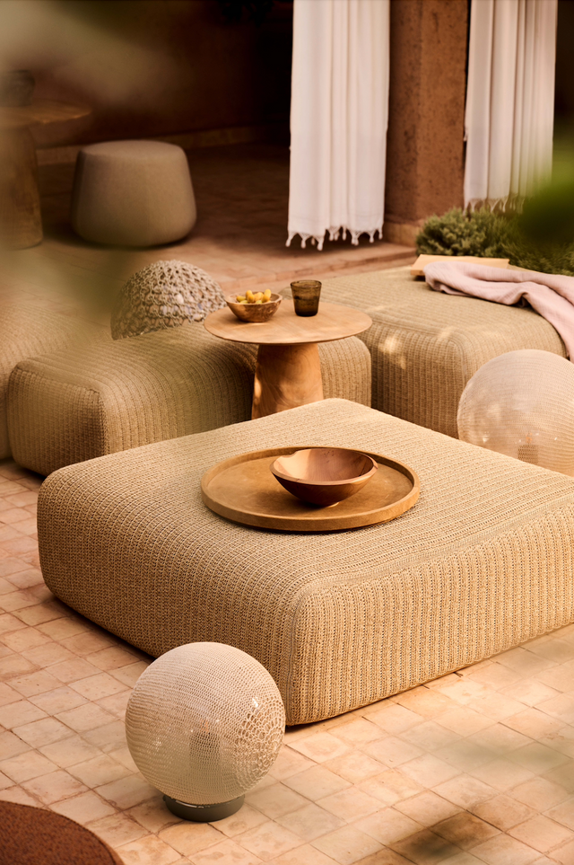 Pouf de jardin Mai