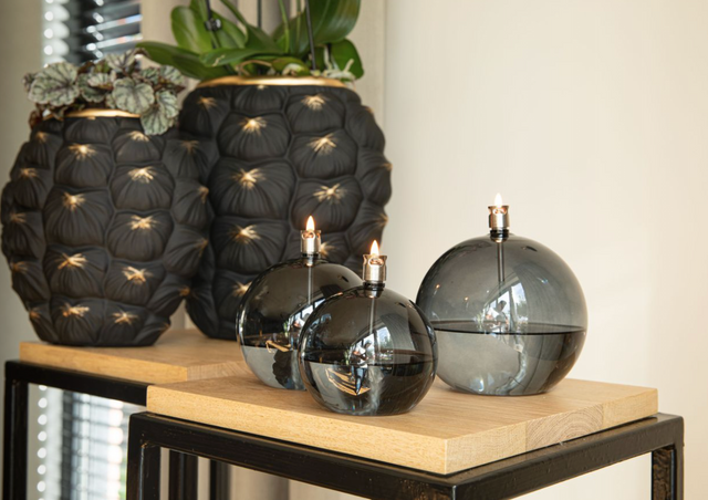 Lampe à huile Boule