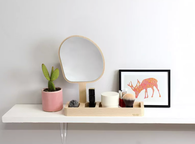Miroir à Main & vide poche Kagami