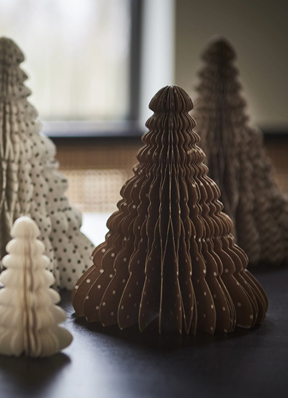 Arbre de Noël Uni en Papier