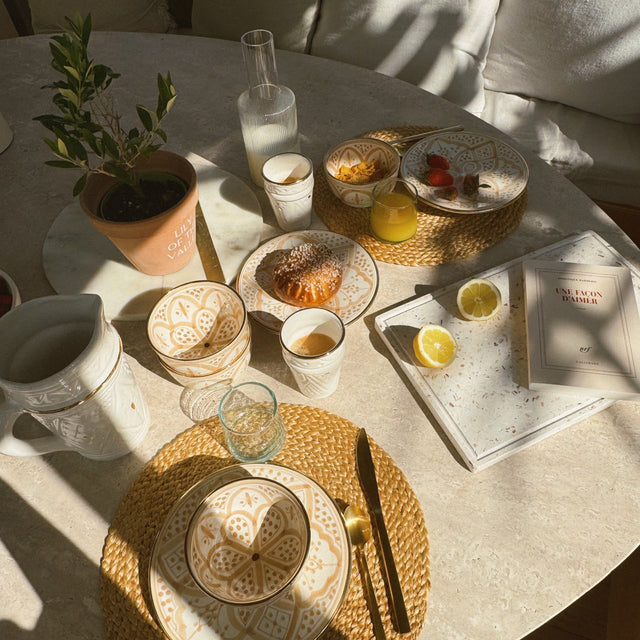 Carafe Blanc & Doré
