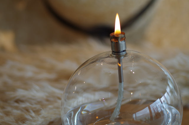 Lampe à huile Boule