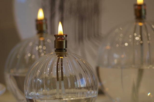 Lampe à huile Boule