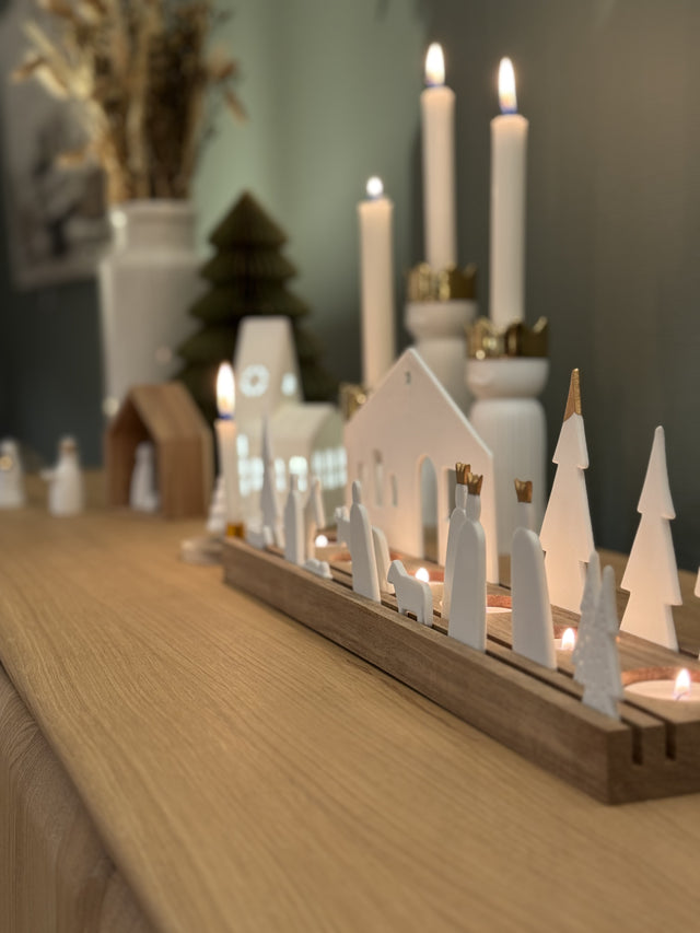 Crèche de Noël en Porcelaine