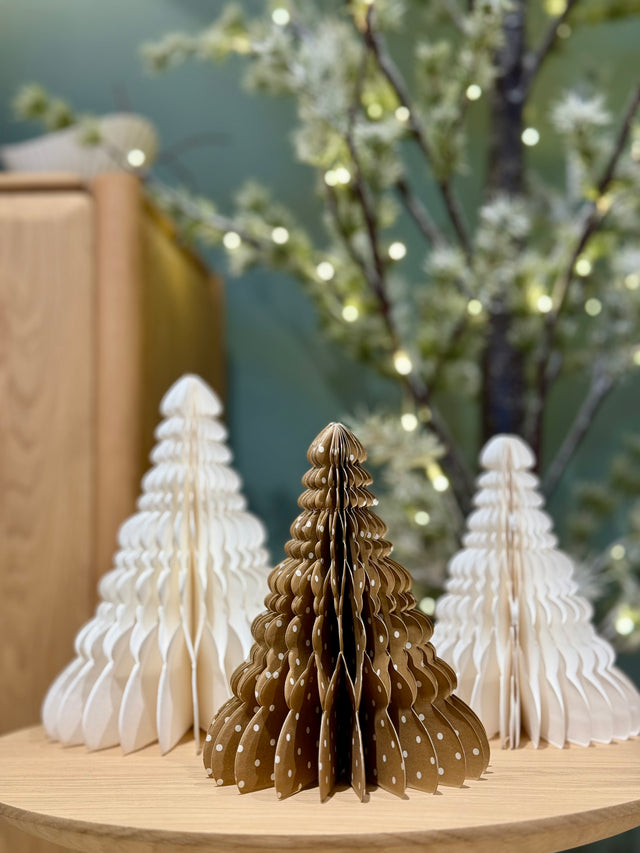 Arbre de Noël Uni en Papier
