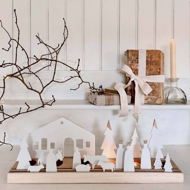 Crèche de Noël en Porcelaine