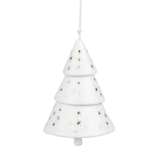 Suspension de noël Sapin en Porcelaine