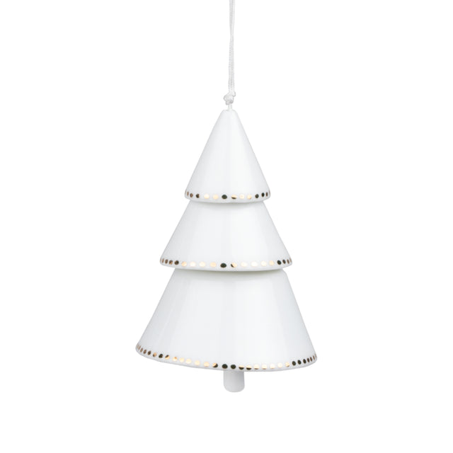 Suspension de noël Sapin en Porcelaine