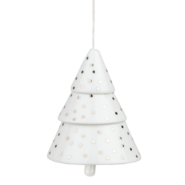 Suspension de noël Sapin en Porcelaine
