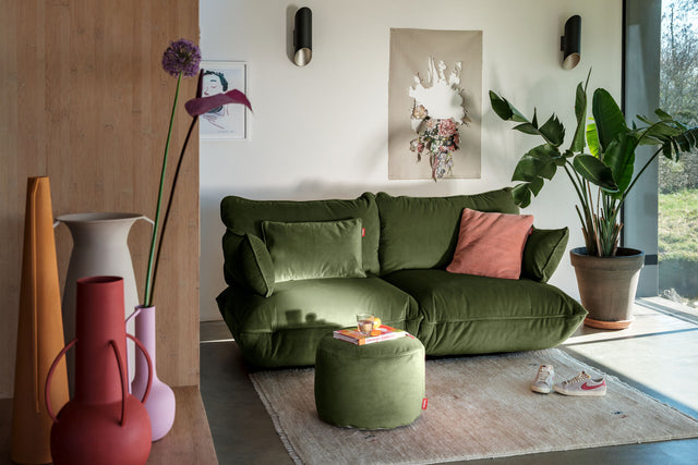 Coussin Déco Fatboy en velours