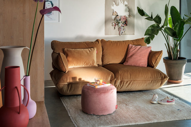 Pouf Point Velvet