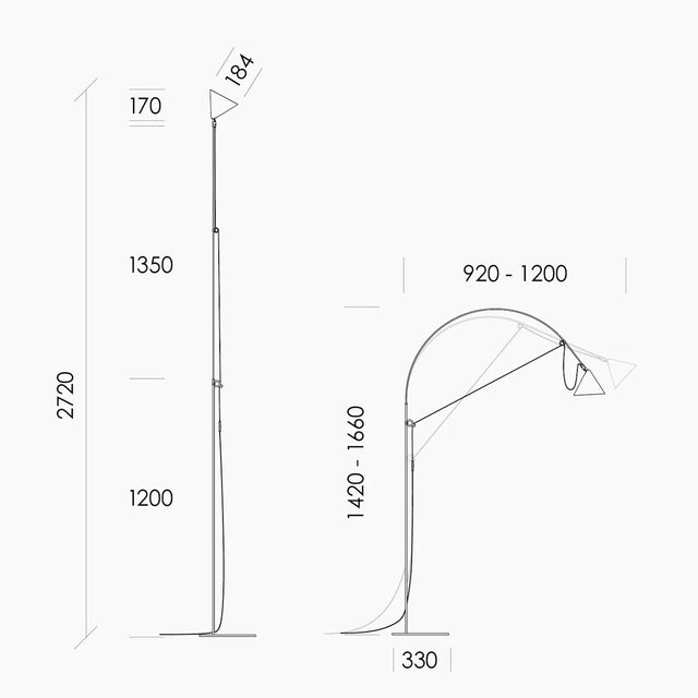 Lampadaire Ayno