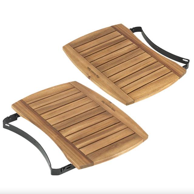 Tablettes latérales en acacia