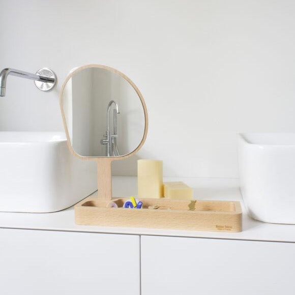 Miroir à Main & vide poche Kagami