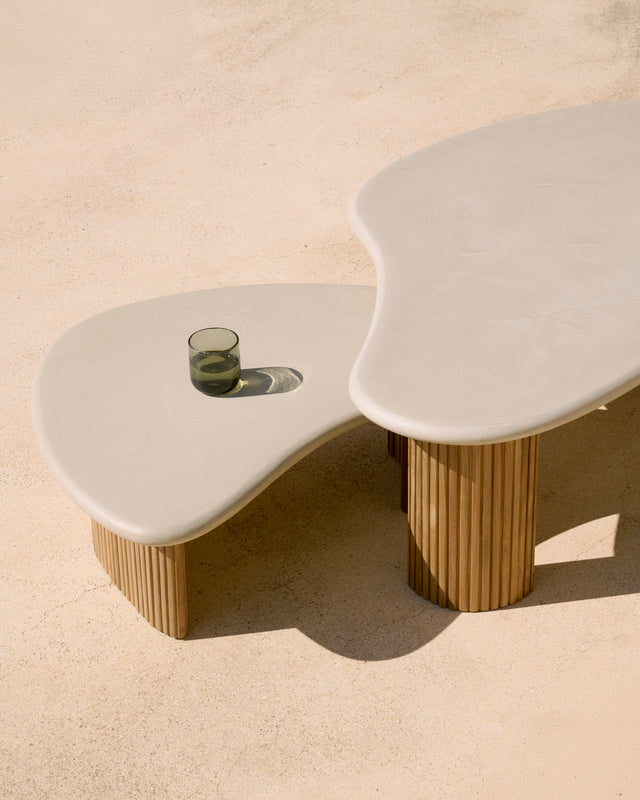 Table basse de jardin Boomerang