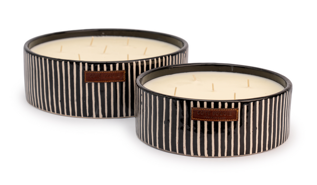 Bougie Plate Zébré
