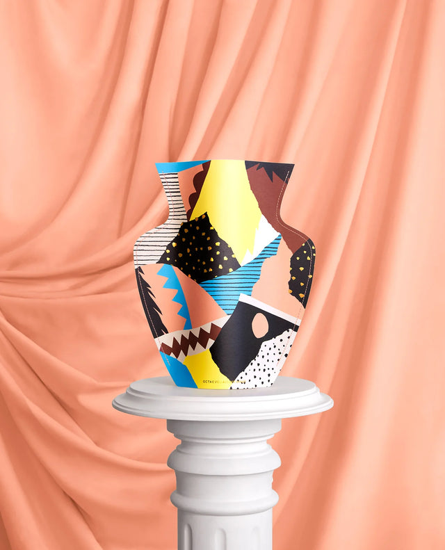 Grand Vase en Papier