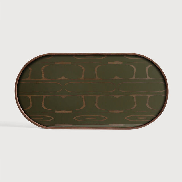 Plateau oval 71x36cm