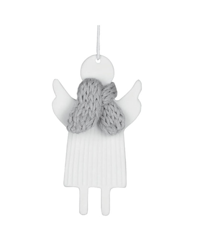 Suspension Bonhomme de noël en Porcelaine