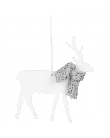 Suspension de Noël Animal de la la foret en Porcelaine