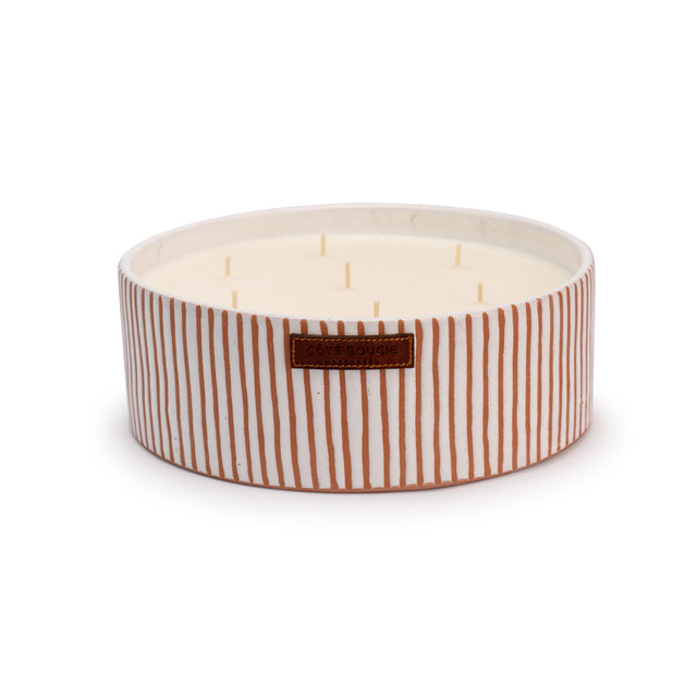 Bougie Plate Zébré